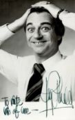 TV Film Roy Hudd signed 6x4 inch black and white photo. Hudd was an English comedian, actor,