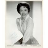 TV Film American singer Rosemary June Personally Signed 10x8 Black and White Photo. On Paris Records