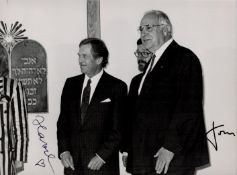 Politics Helmut Kohl and Benjamin Netanyahu signed 10x7 colour photo. Good condition. All autographs