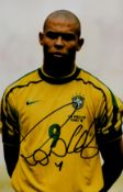 Sport Ronaldo signed 6x4 Brazil colour photo. Ronaldo Luís Nazario de Lima ( born 18 September