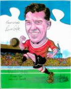 Sport Ronnie Cope signed 10x8 colour Manchester United caricature. Ronald Cope (5 October 1934 -