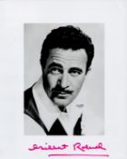 TV Film Gilbert Roland signed 10x8 black and white vintage photo. Gilbert Roland (born Luis