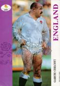 Sport Gareth Chilcott signed 8x6 England Rugby Union promo photo. Gareth James Chilcott (born 20