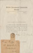 Historic Andrew Crommelin TLS dated 14/3/1930. Good condition. All autographs come with a
