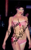 TV Film Kristen Beth Williams signed and dedicated 6x4 colour lingerie photo, made out to Michael.