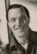 TV Film Gene Kelly signed 5x3 black and white photo. Good condition. All autographs come with a