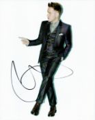 Music Olly Murs signed 10x8 colour photo. Oliver Stanley Murs born 14 May 1984 is an English singer,