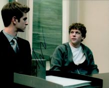 TV Film Andrew Garfield signed 10x8 colour photograph taken during a scene from the 2010 film The