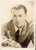 TV Film Brian Donlevy signed 7x5 vintage sepia photo. Waldo Brian Donlevy (February 9, 1901 -