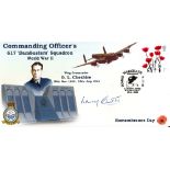 WW2 Larry Curtis DFC Signed GL Cheshire Commanding Officers of 617 Squadron FDC. 8 of 19 Covers