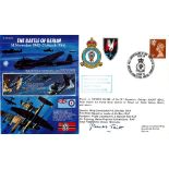 WW2 Grp Cptn James Tait Signed the Battle of Berlin JS50/43/10 FDC. 4 of 10 Covers Issued. Flown