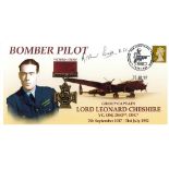 WW2 Flt Lt Arthur Poore DFC Signed Leonard Cheshire Bomber Pilot Victoria Cross FDC. 5 of 20