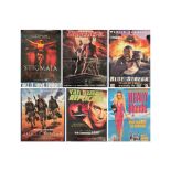 Movie Poster collection includes 6 blockbuster hit posters approx size 23x16 each. Titles include: