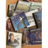 Music collection of signed CD sleeves complete with discs, 12 in total. Titles Include Kayla;