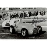 LUIGI VILLORESI (1909-1997) F1 Racing Driver signed Ferrari 5x7 Photo. Good condition. All