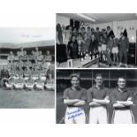 Autographed EVERTON Lot of 12 x 8 photos - B/W, depicting a wonderful image showing Everton's