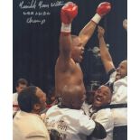 Boxing Tim Witherspoon signed 16x12 colour photo. Good condition. All autographs come with a