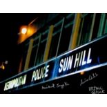 Bill multi signed 16x12 Sun Hill photo 3 signatures includes Michael Jayston, Victoria Alcock and