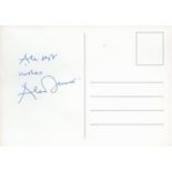 Alan Bennett signed 6x4 Telling Tales post card signature on reverse. Alan Bennett (born 9 May 1934)