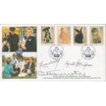 All Creatures Great and Small Actors multi signed RSPCA FDC signed by Robert Hardy, Linda Bellingham