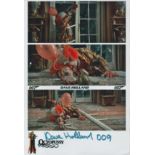 Actor, Dave Holland signed 12x8 colour photograph pictured during his role as a Stunt Performer, 009