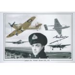 WWII Pilot, Eric Brown signed 12x8 black and white promo photograph. Captain Eric Melrose Winkle