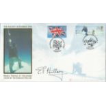 Mountaineer, Ed Hillary signed Mountaineer, Ed Hillary signed ascent of Everest FDC 1953. This