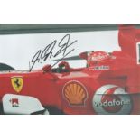 F1 Driver, Michael Schumacher signed 12x8 colour photograph pictured in action whilst driving.