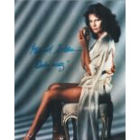 Bond Girl, Maud Adams signed 10x8 colour photograph pictured during her role as the eponymous