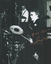 Rick Buckler signed 10x8 black and white photo. Paul Richard Buckler (born 6 December 1955) is an