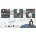 David Suchet and Hugh Fraser signed Celebrating Agatha Christie FDC double PM 100TH Anniversary