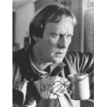 Dennis Waterman signed 10x8 black and white photo. Good condition Est.