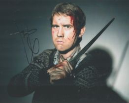 Mathew Lewis signed Neville Longbottom Harry Potter 10x8 colour photo. Matthew David Lewis (born