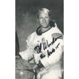 Alfred Worden signed 6x4 black and white photo. Alfred Merrill Worden (February 7, 1932 - March