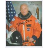 John H Glenn signed NASA 10x8 colour photo. John Herschel Glenn Jr. (July 18, 1921 - December 8,