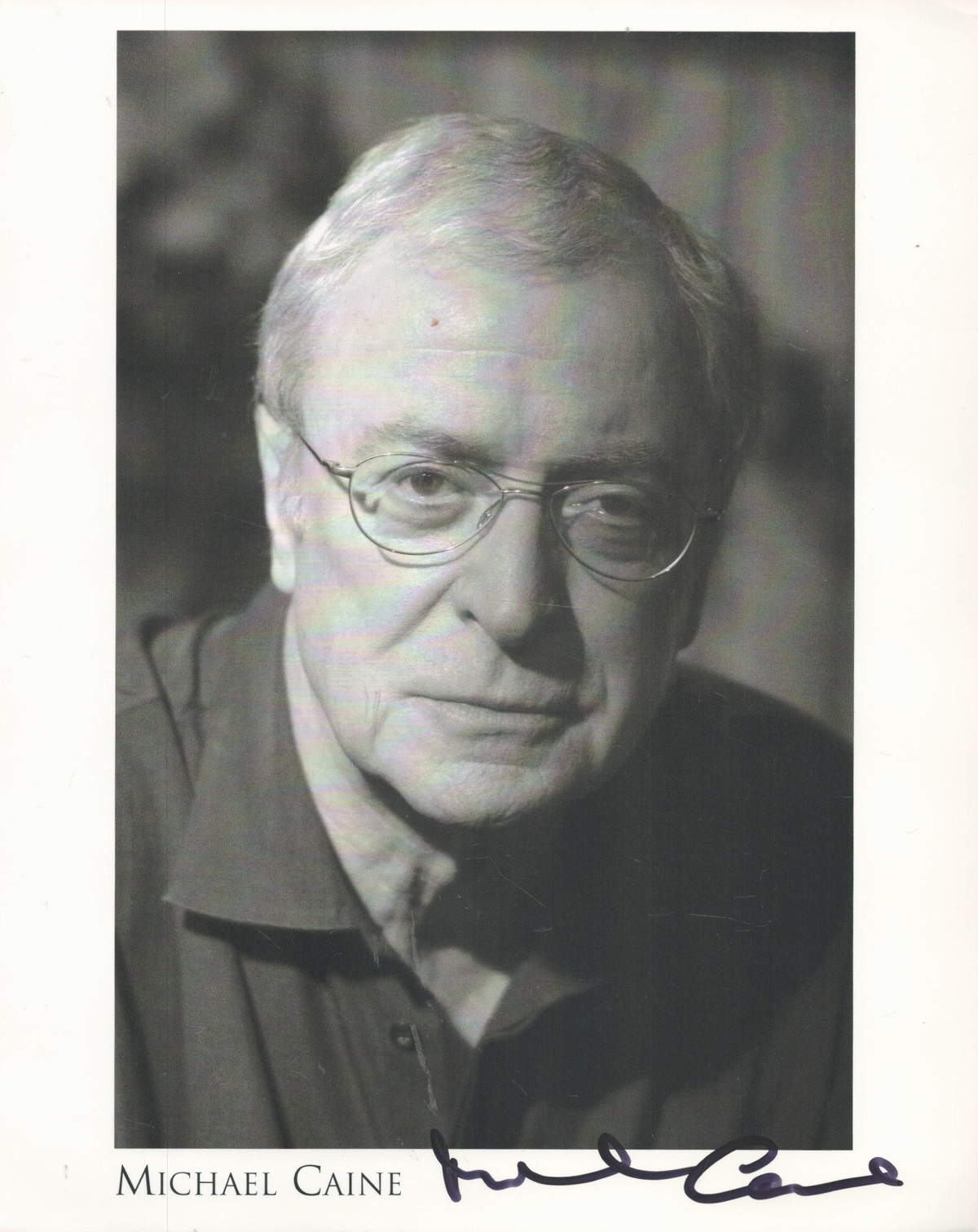 Michael Caine signed 10x8 black and white photo. Sir Michael Caine CBE (born Maurice Joseph