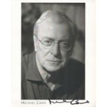 Michael Caine signed 10x8 black and white photo. Sir Michael Caine CBE (born Maurice Joseph