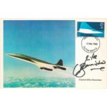 Concorde Captain Mike Bannister signed Concorde FDI PM 3 Mar 1969 Filton Bristol. Mike Bannister (
