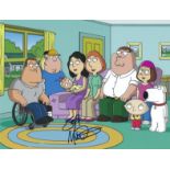 Seth MacFarlane signed Family Guy 10x8 animated colour photo. Good condition Est.