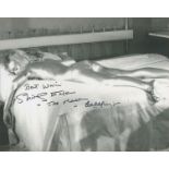 Shirley Eaton signed 10x8 black and white photo inscribed Jill Masterton Goldfinger. Good