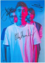 Years and Years multisigned 12x8 colour photo includes Olly Alexander, Emre Turkmen and Mikey
