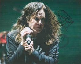 Ozzy Osbourne signed 10x8 colour photo. John Michael Ozzy Osbourne (born 3 December 1948) is an