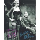 Kim Hartman and Guy Siner signed Allo Allo 10x8 black and white photo. Good condition Est.