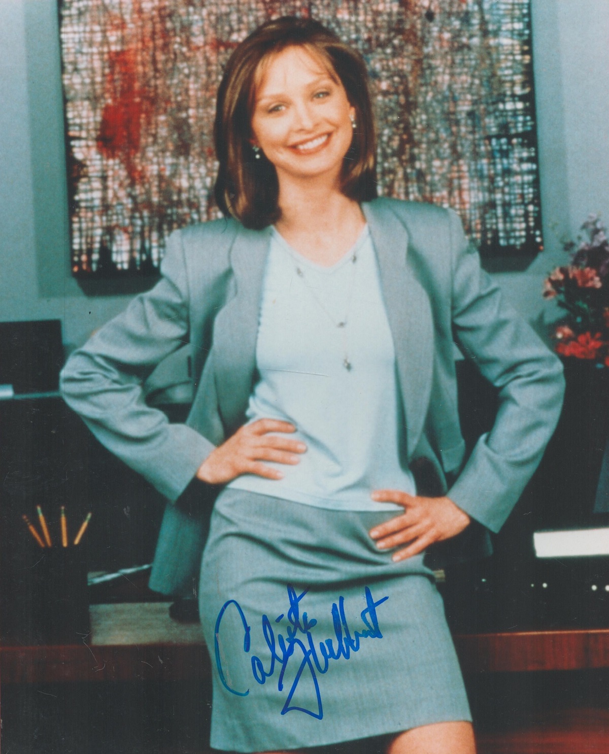 Calista Flockhart signed 10x8 colour photo. Calista Kay Flockhart (born November 11, 1964)is an