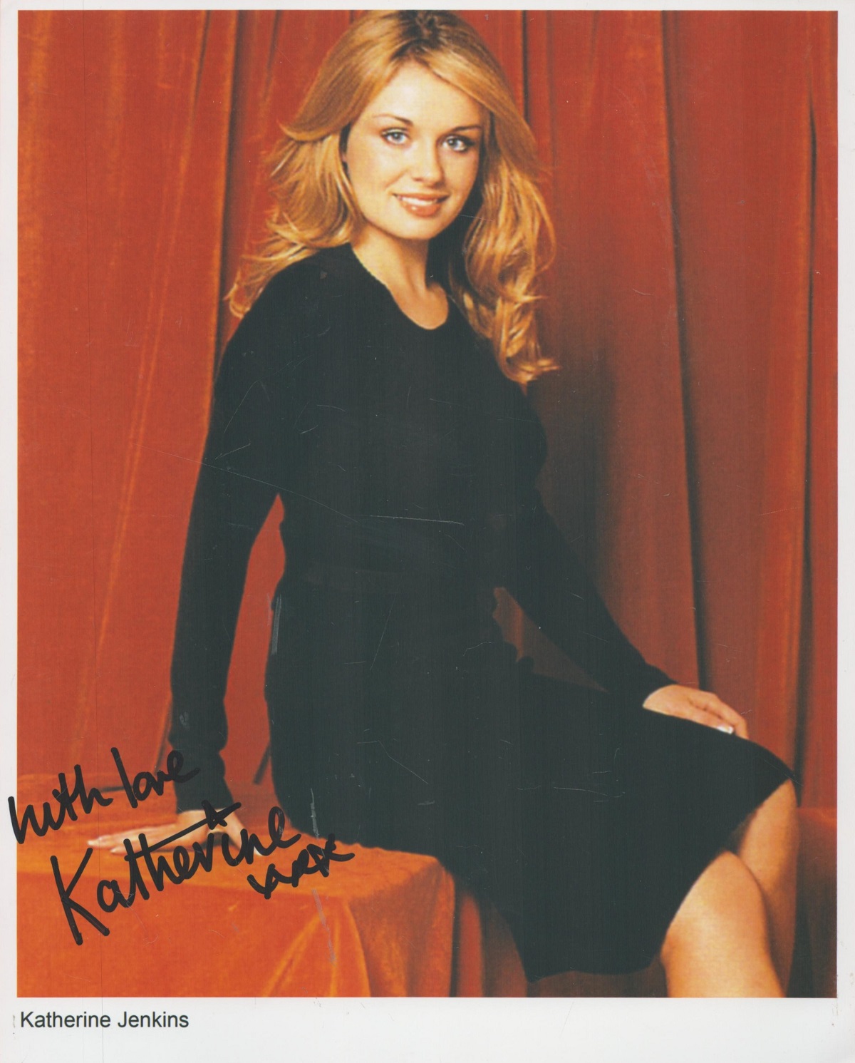 Katherine Jenkins signed 10x8 colour photo. Katherine Maria Jenkins OBE (born 29 June 1980) is a