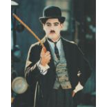 Robert Downey Jnr signed 10x8 coloured photo pictured in his role as Charlie Chaplin. Good condition