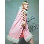 Twiggy Lawson signed 10x8 colour photo. Dame Lesley Lawson DBE (née Hornby; born 19 September