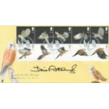 Sir David Attenborough signed 2003 Birds of Prey Scott Official FDC. Good condition. All