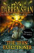 Darren Shan Signed Book The Thin Executioner Hardback Book 2010 First Edition Signed by Darren