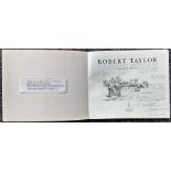 Robert Taylor Air Combat Paintings Masterworks Collection Paperback Book Multi Signed by 7 including